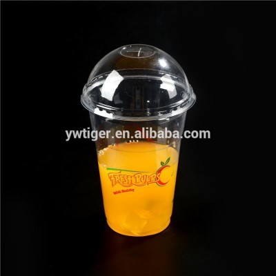 transparent 600ml pet cold drink glass,plastic refill cup,plastic juice cups with lids