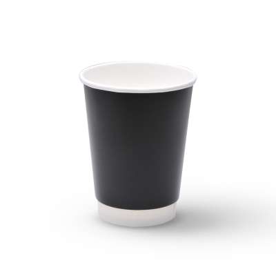 insulated eco-friendly customized logo disposable double wall corrugated paper cup in paper