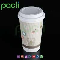 Food Safety factory direct clear black paper cup