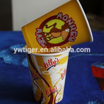 manufacturer juice paper glass with logo